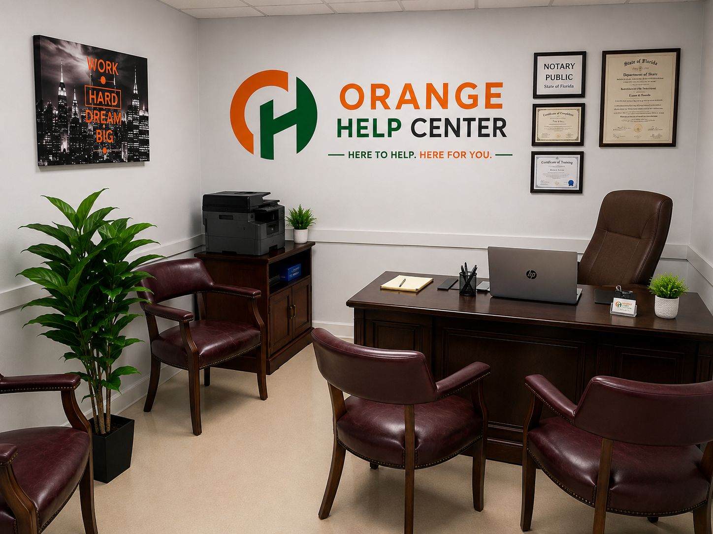 Oficina de Orange Help Center